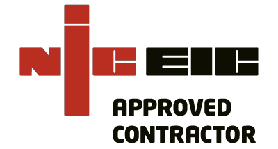 A logo with the word "Nic" in red and "EIC Approved Contractor" in black.