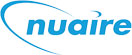 A blue logo with the brand name "nuaire" and a blue dash going from the top of the 'a' to the bottom of the 'u'.